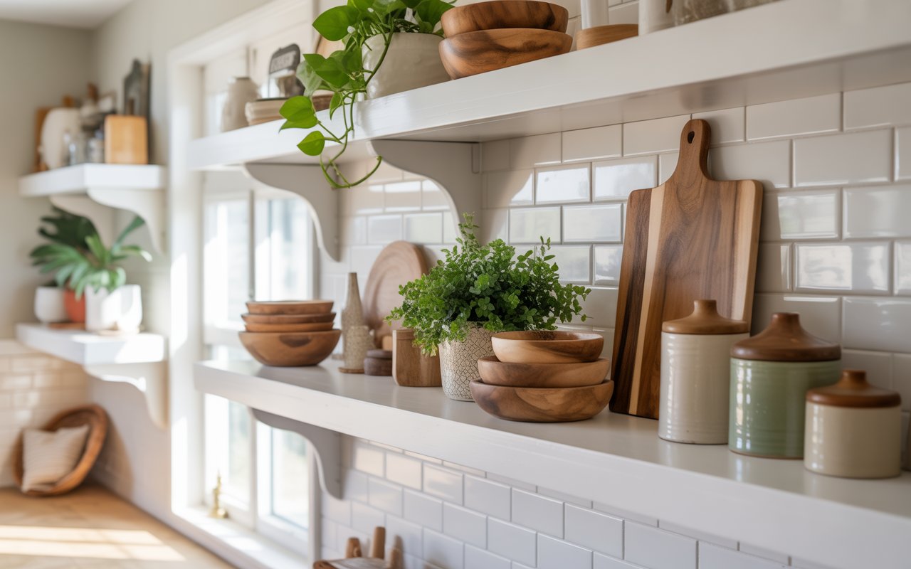 Transform Your Kitchen with Shelf Decor Ideas